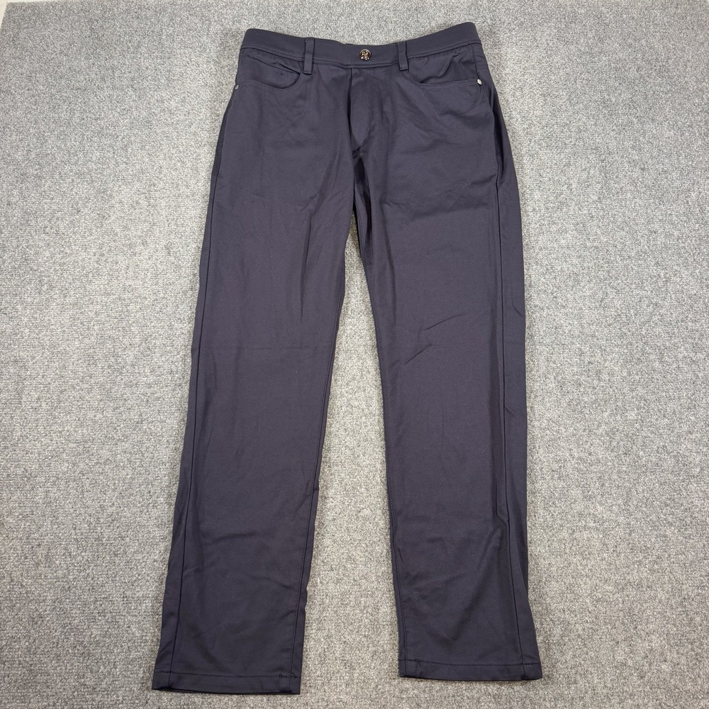 Collars & Co Pants Mens 32x30 (Fits 30x29) Blue CEO Tech Pull On Stretch